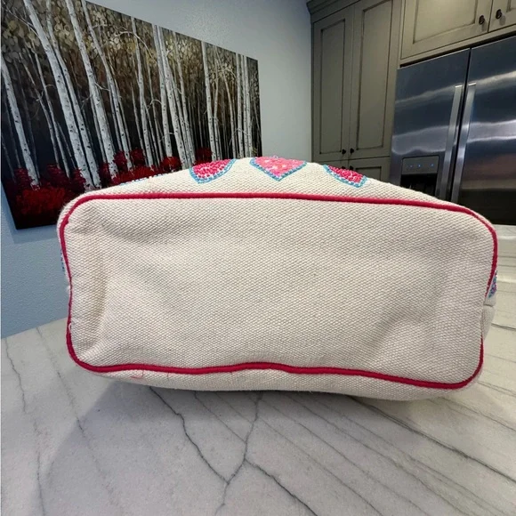 Katydid- Colorful Heart Pattern Tote Bag - Picture 5 of 6